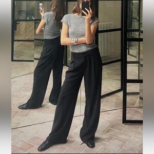 Zara wide leg pants